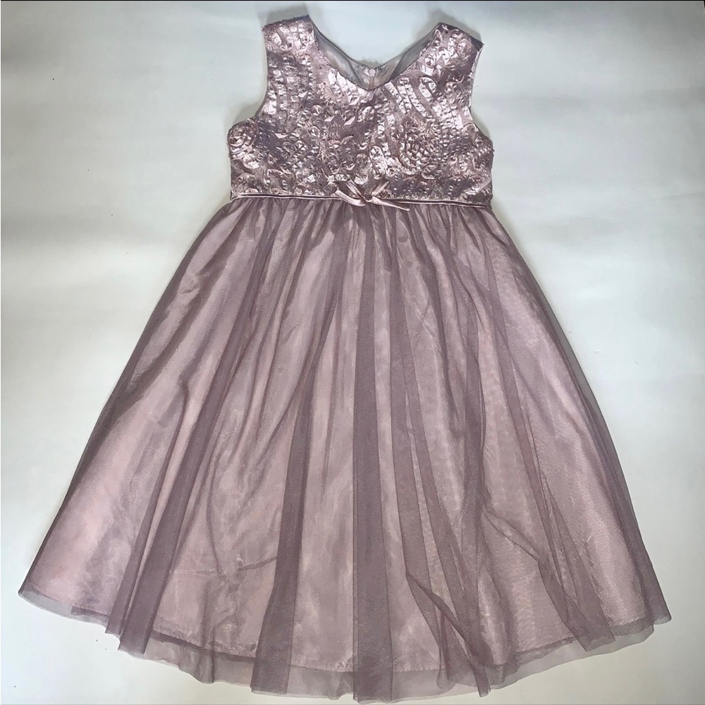 Dress Girls party special occasions size 10 satin tulle